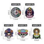 La Calavera Catrina Mexico Day Of The Dead Enamel Pins