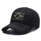 Brazil Flag Sun Protection Cap