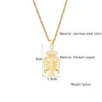 Sonya Eagle Pendant Necklace – Stainless Steel