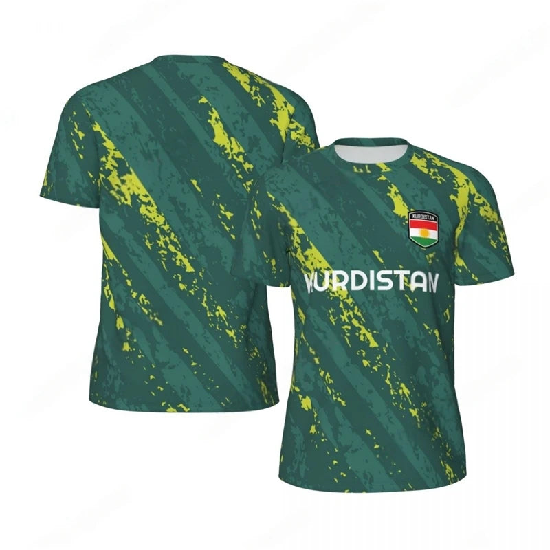 KURDISTAN 3D Print Sports Quick-dry Breathable Men T-shirt