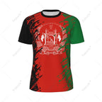 Afghanistan Flag 3D Printed Men T-Shirt For Running Bike Soccer Tennis Fitness Sports tshirt Mesh Fans T-shirt