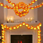LED Orange Lights Day of The Dead, Halloween, and Diwali