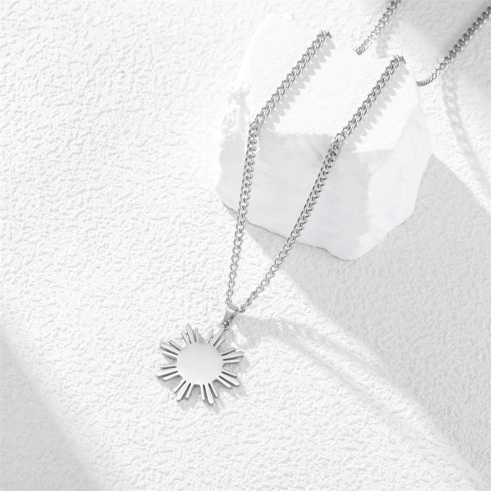 Sun Pendant Necklace