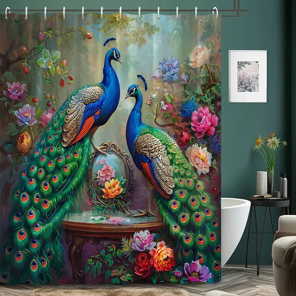 Peacock Shower Curtain