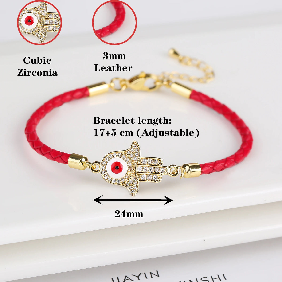 Zircon Evil Eye Bracelet