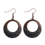 Vintage Bronze Arrow Alloy Dangle Earrings