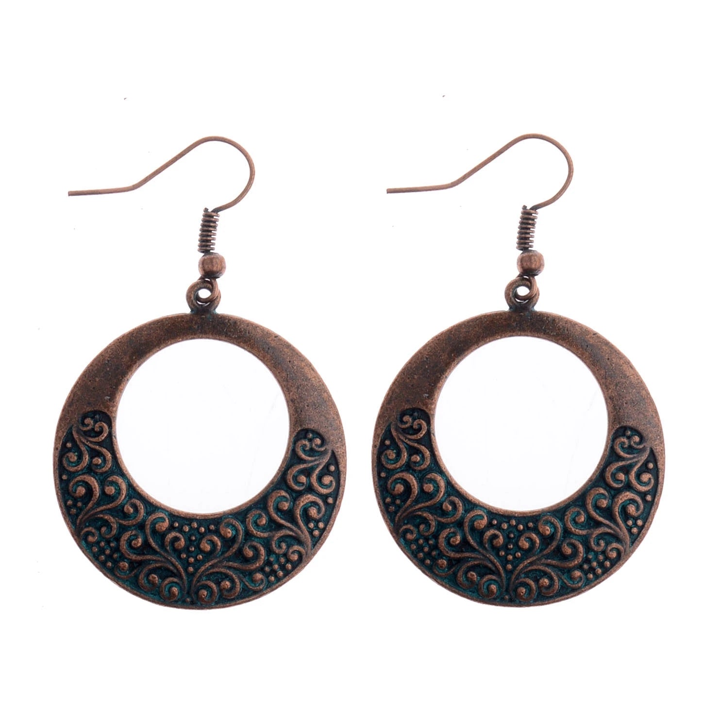 Vintage Bronze Arrow Alloy Dangle Earrings