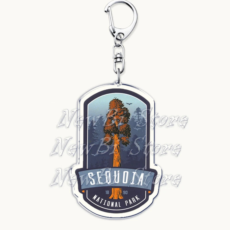 US Travel Keychain
