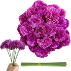50Pcs Marigold Artificial Flowers for Day of The Dead, Diwali & Halloween Decor