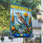 Nebraska Meadowlark Bird Flag Graden