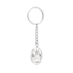 Stainless Steel Yezidi Peacock & Lalish Keychain