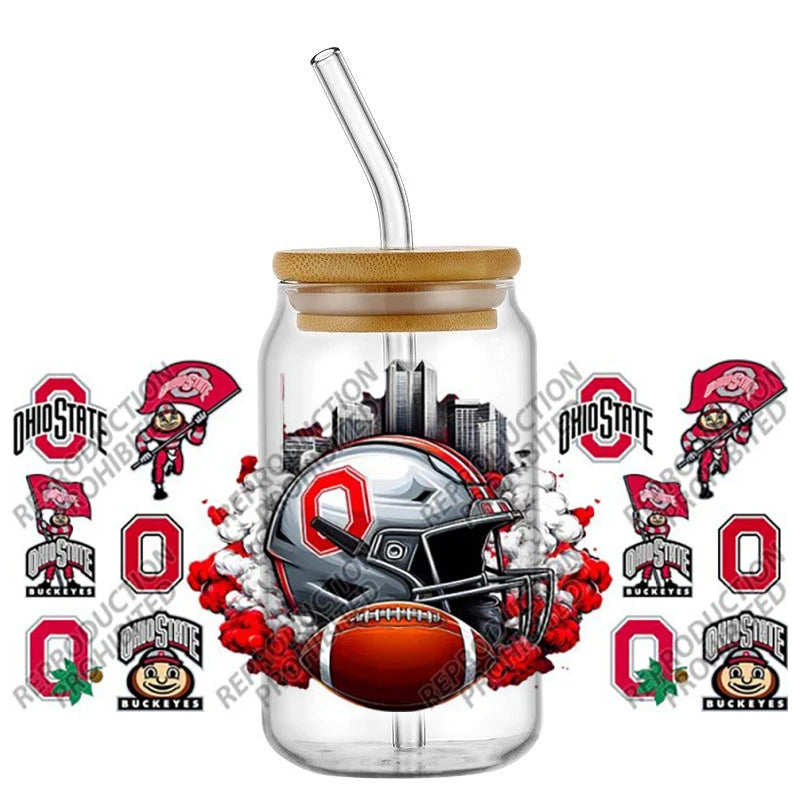 New 30 Famous Rugby Football Brand 3D Phone Transfer Sticke