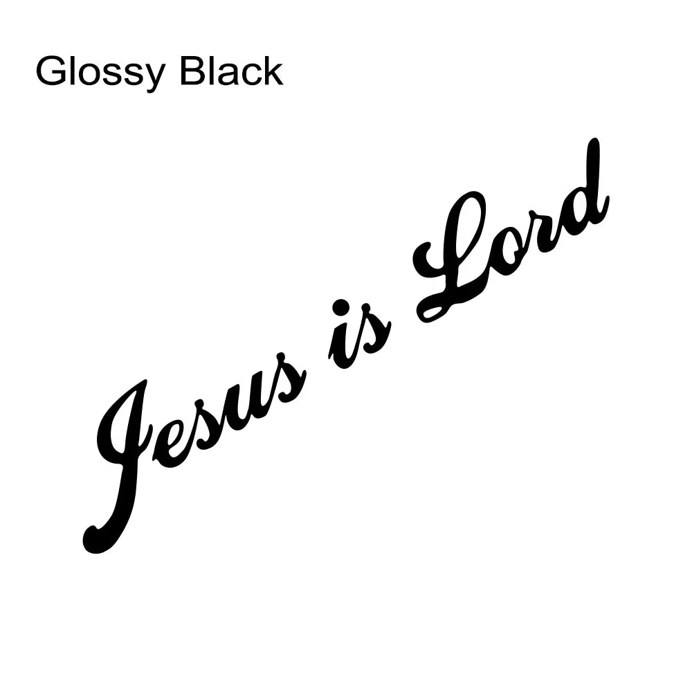Jesus Is Lord Sticker Car