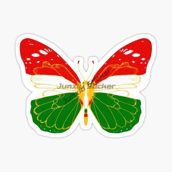 Kurdistan Flag Map Car Stickers