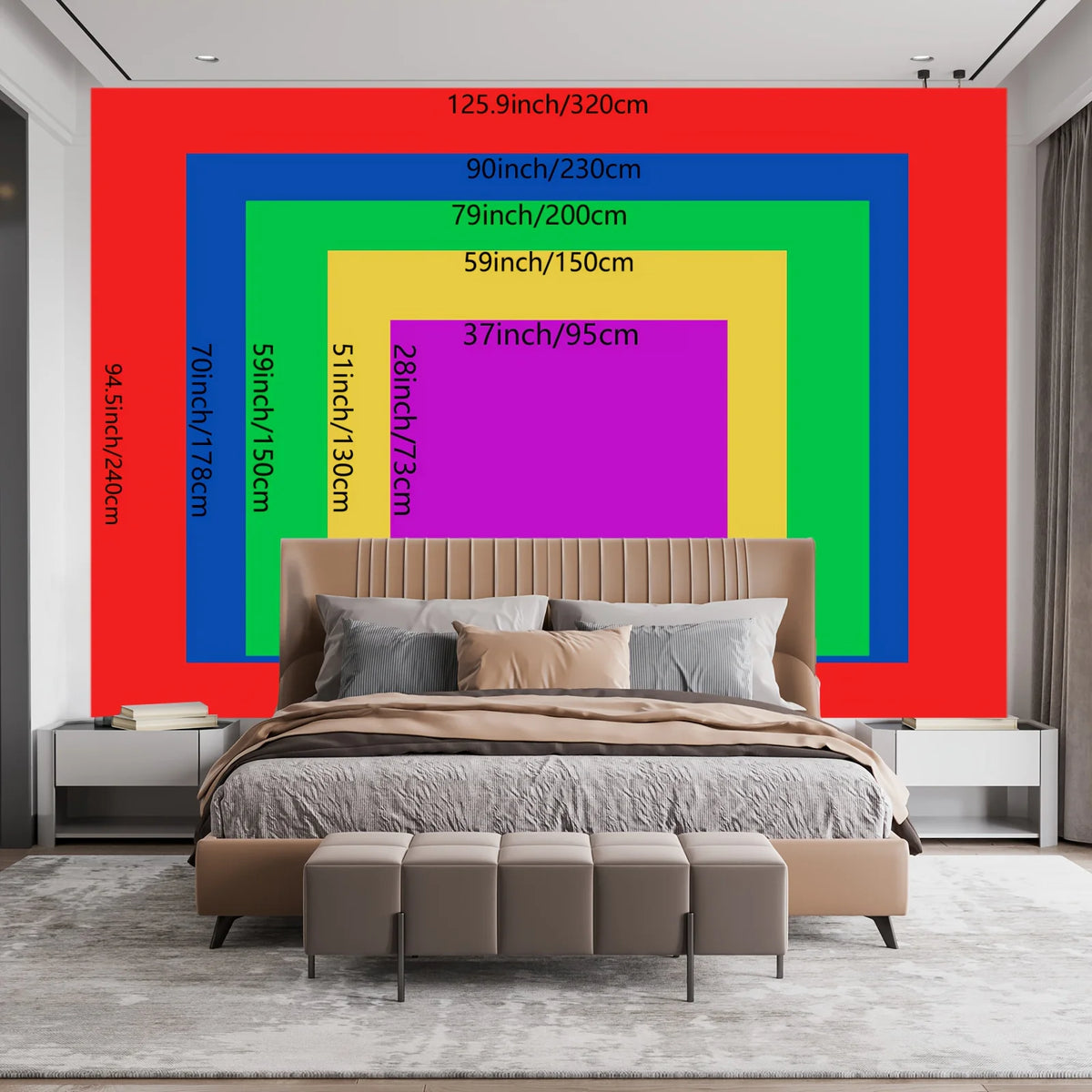 Peacock Waterfall Tapestry