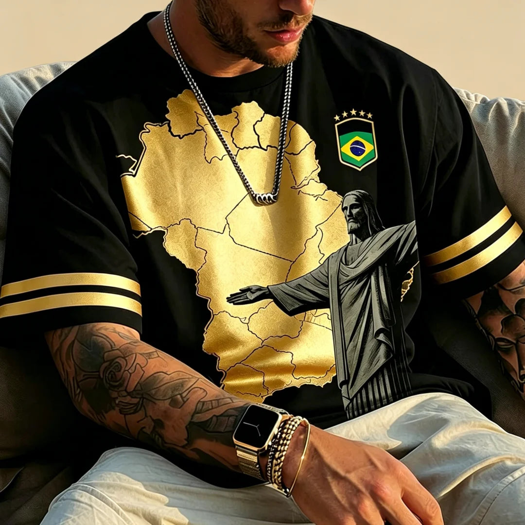 Brazil Jesus Soccer Jersey Unisex Top