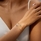 Evil Eye Gold Bracelet