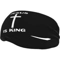 Jesus is King Cross Sport Headbands