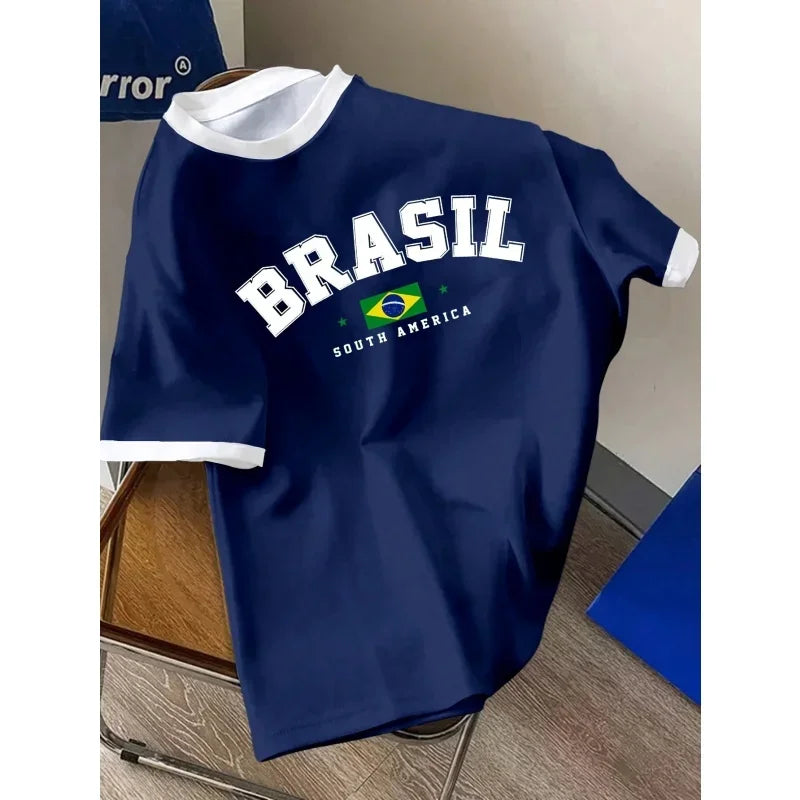 Brazil Flag Tee for Men