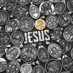 Jesus Heart Cross Necklaces Pendant Chain