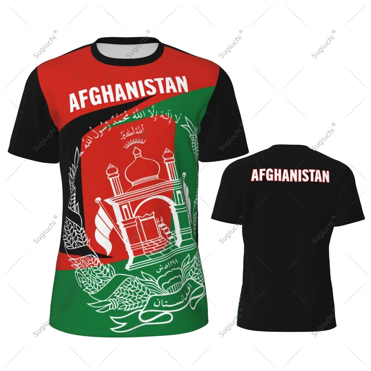 Afghanistan Flag Men Sports T-shirt