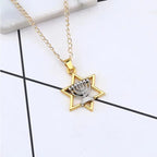Star of David Necklace for Jewish Jewelry Hanukkah Gift