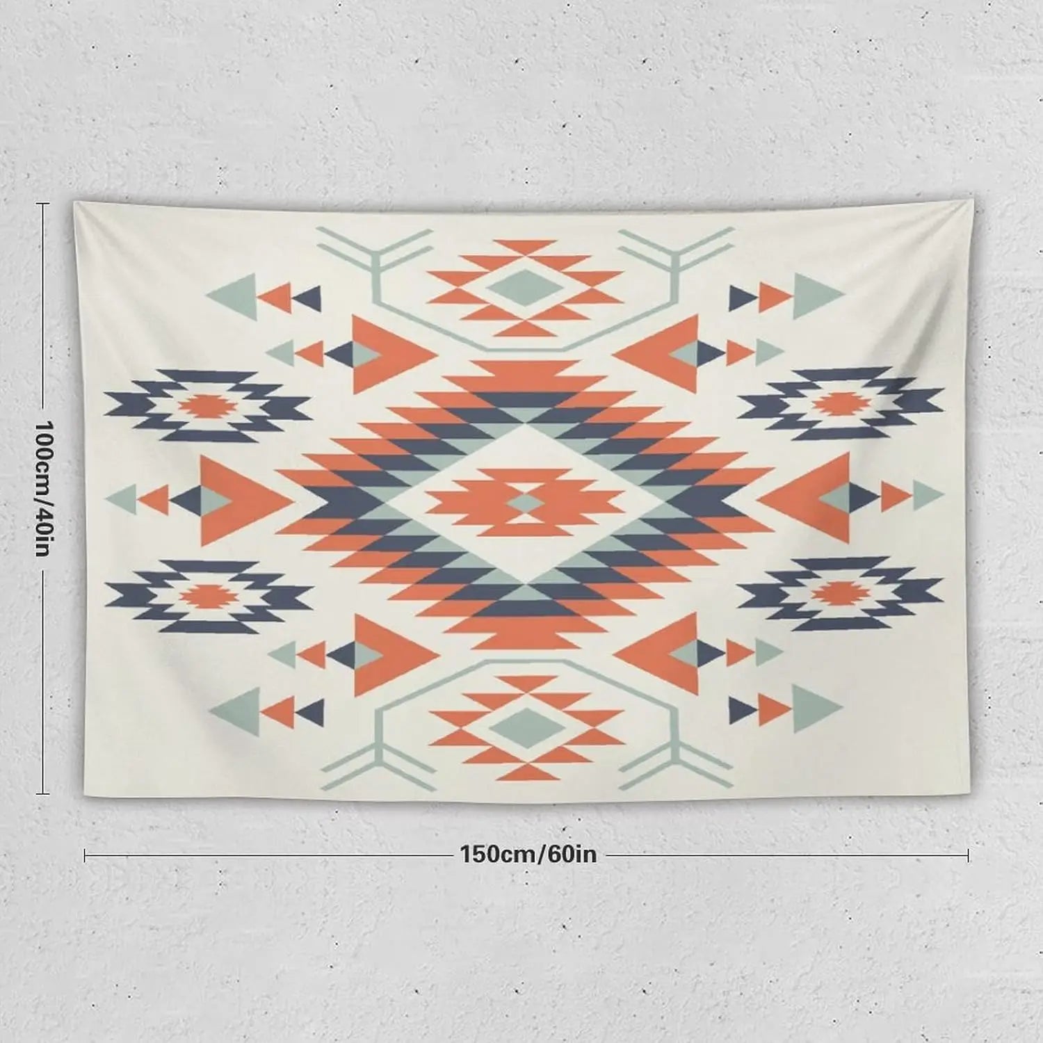 Southwestern Aztec Tapestry Wall Hanging Southwest Native American