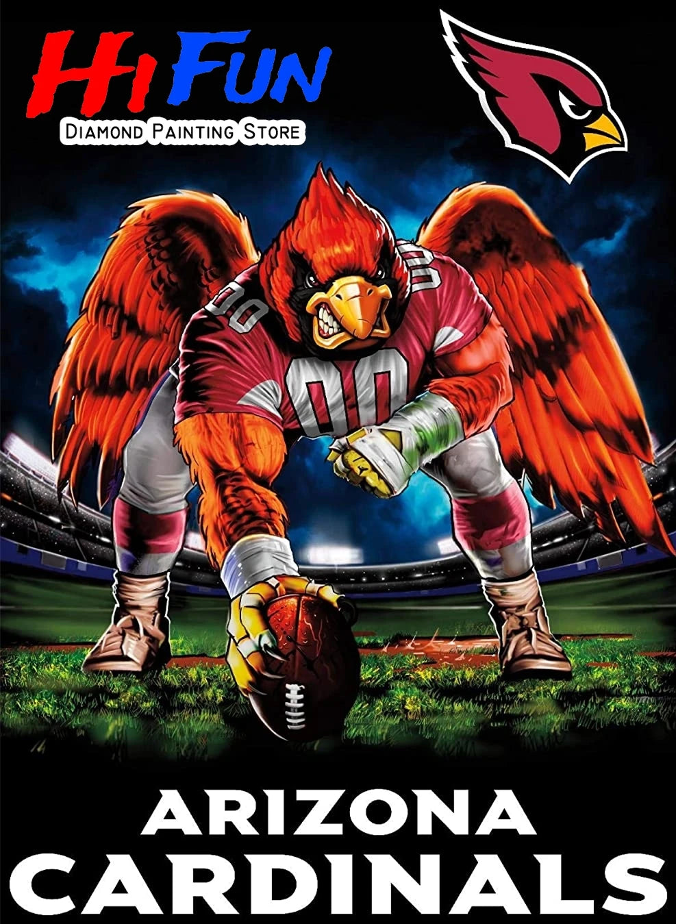 DIY Diamond Painting Football Team