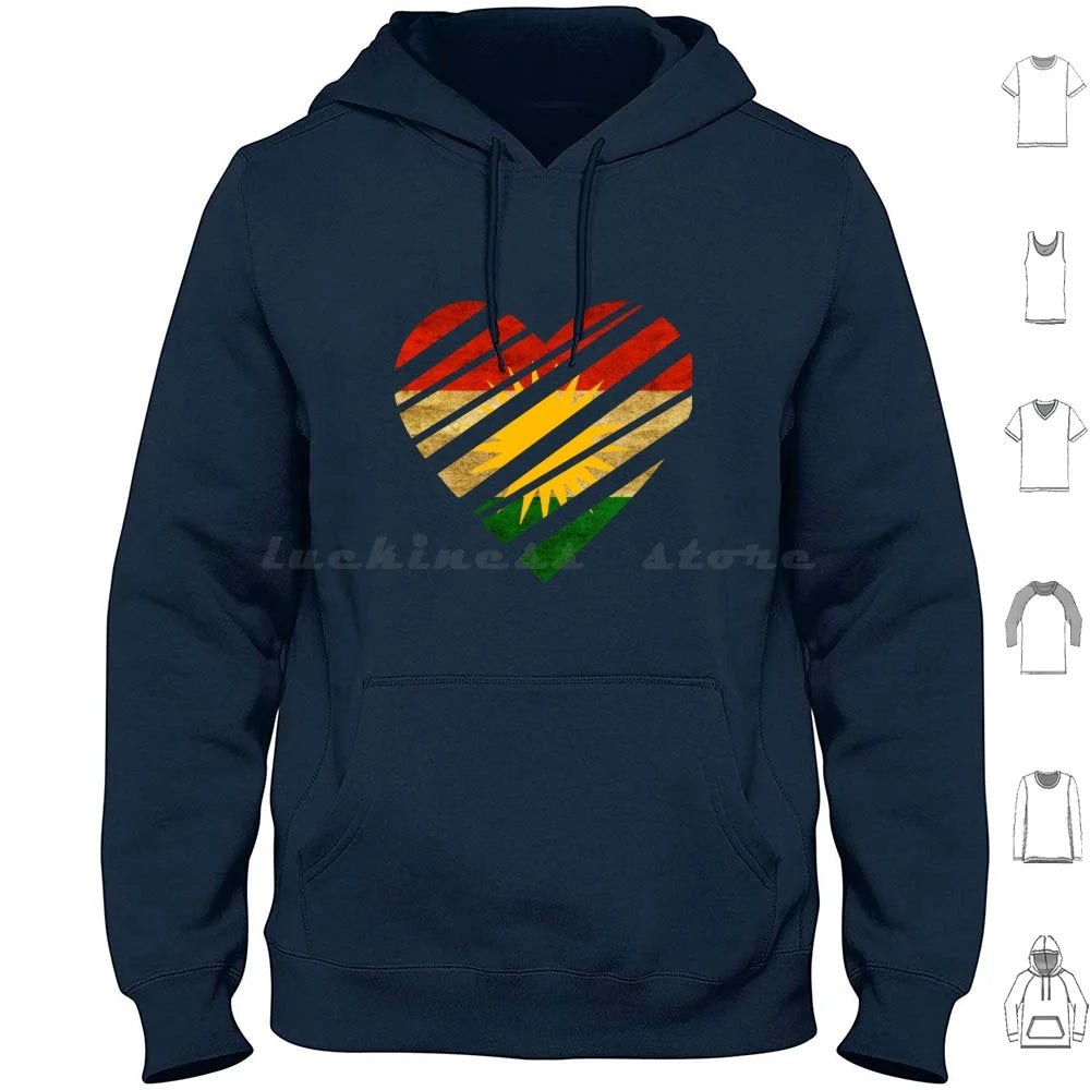 Kurdistan Heart Hoodie