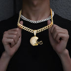American Football Helmet Pendant Necklace