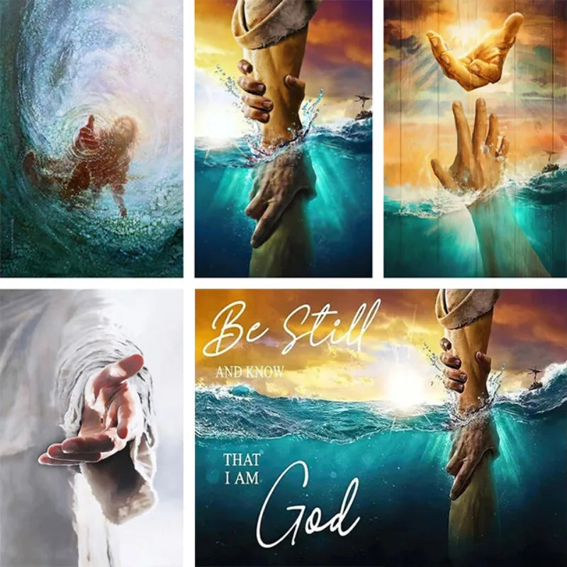 Jesus The Hand of God Canvas