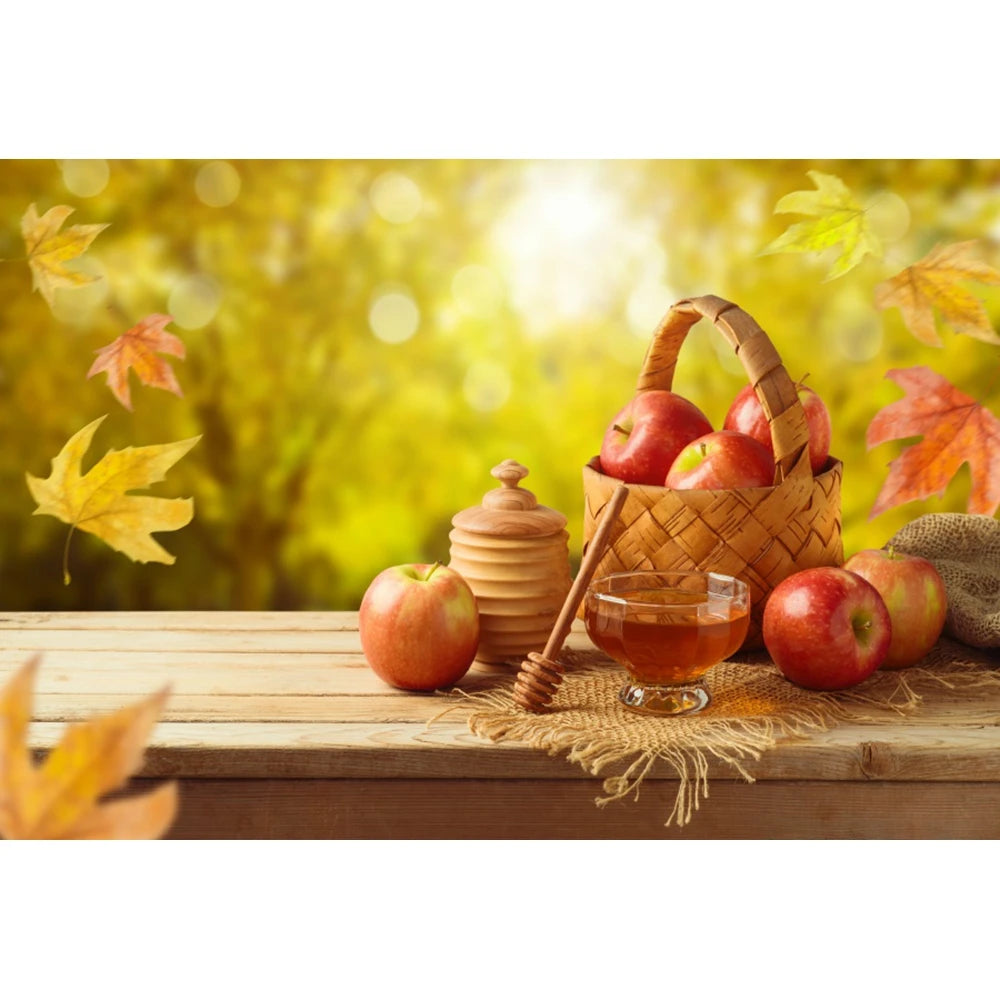 Happy Rosh Hashanah Photography Background Backdrop