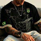 Brazil Jesus Soccer Jersey Unisex Top