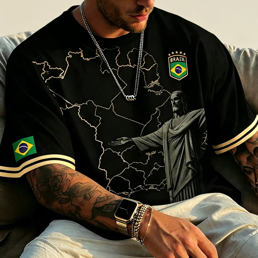 Brazil Jesus Soccer Jersey Unisex Top