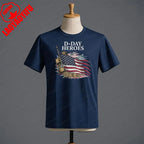 D Day Heroes T Shirt American Flag WW2 Tshirt