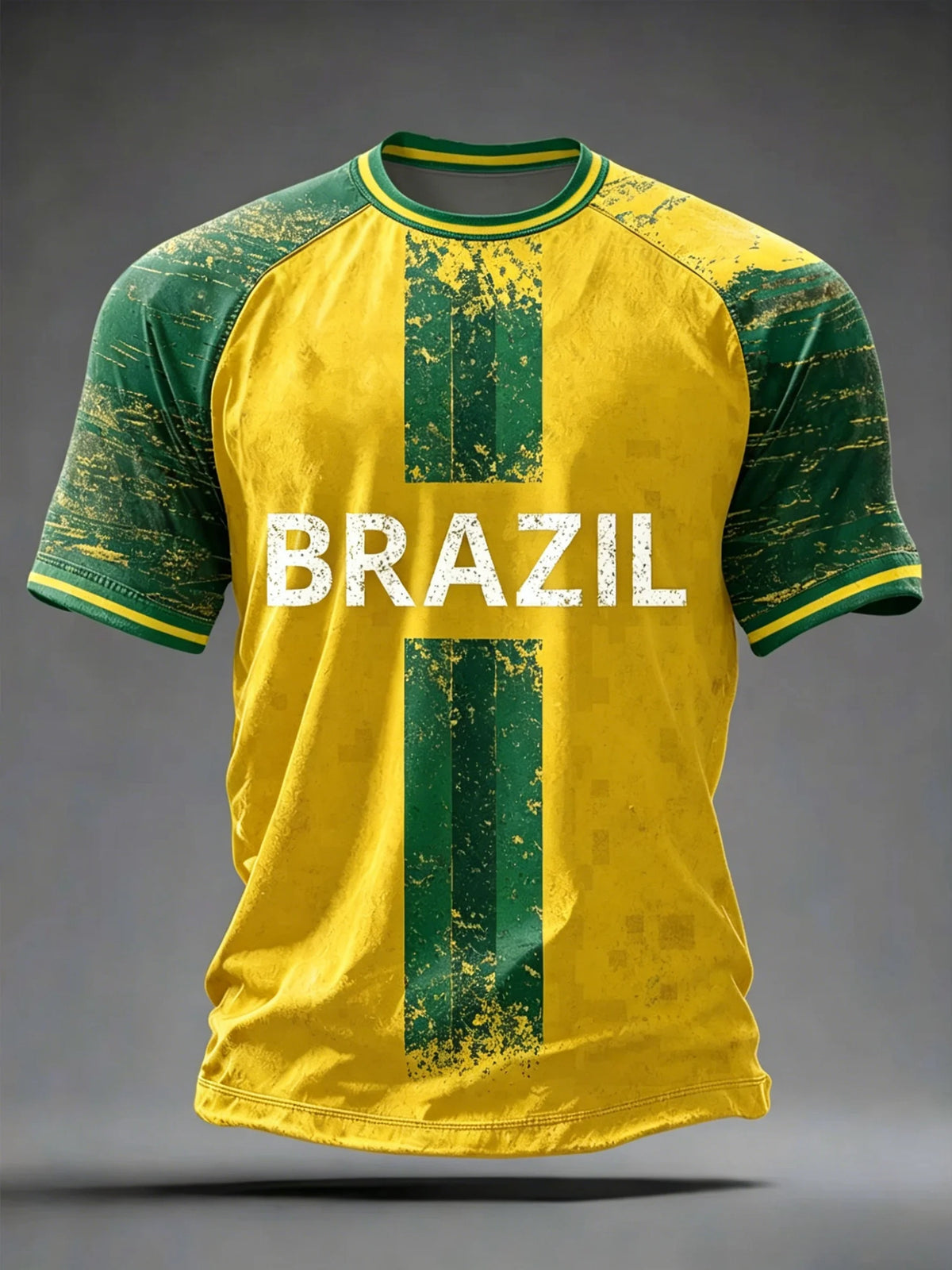 Brazil Style Football Jersey Unisex Top