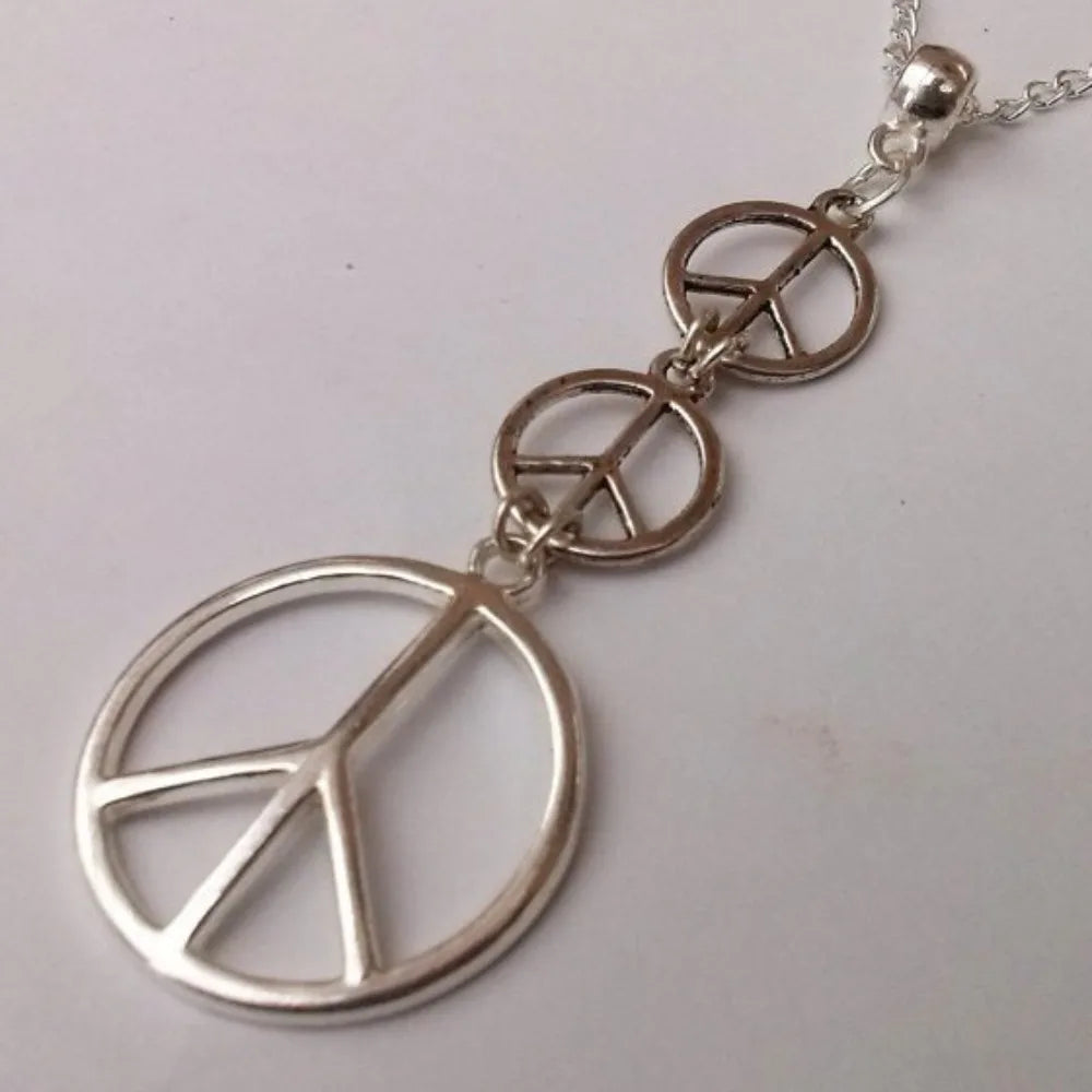 Peace Symbol Pendant Necklace