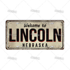 Welcome To USA City Car Plate