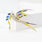 Enamel Peace Dove Ukraine Angel Bird Pin