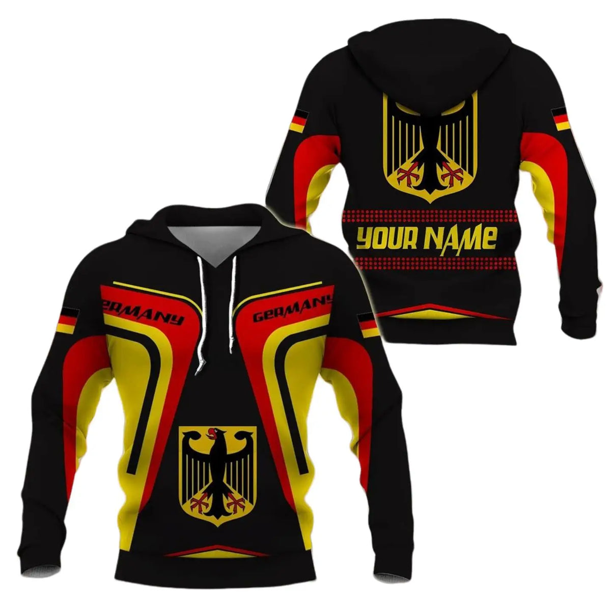 German Camouflage 3D Printed Hoodie
