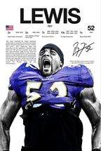 Classic American Football Sports Star Art Poster
