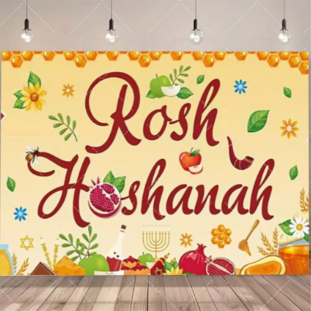 Jewish New Year Party Supplies Rosh Hashanah Tableware