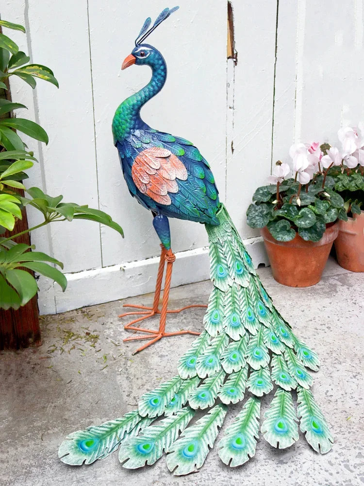Peacock Outdoor Garden Courtyard Decoration