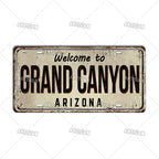 Welcome To USA City Car Plate