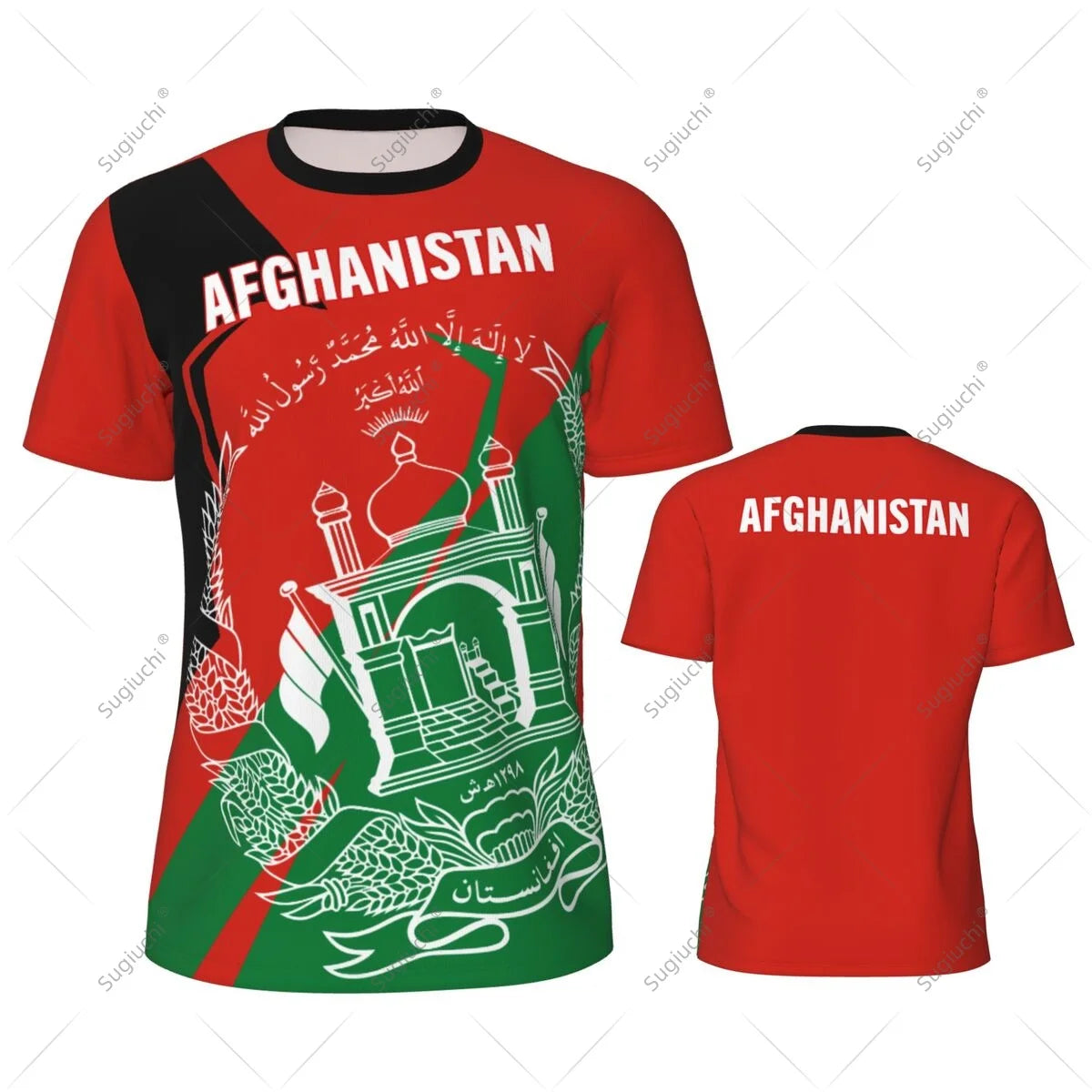 Afghanistan Flag Men Sports T-shirt