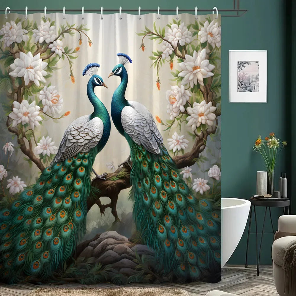 Peacock Shower Curtain