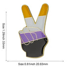 Non-binary Pride Pins Lapel Pins LGBTQ Community
