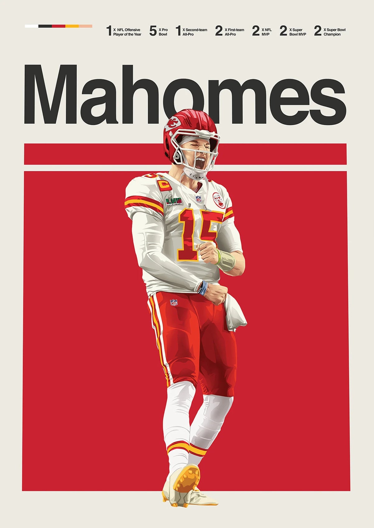 Classic American Football Star Athletes Highlights Achievements Posters