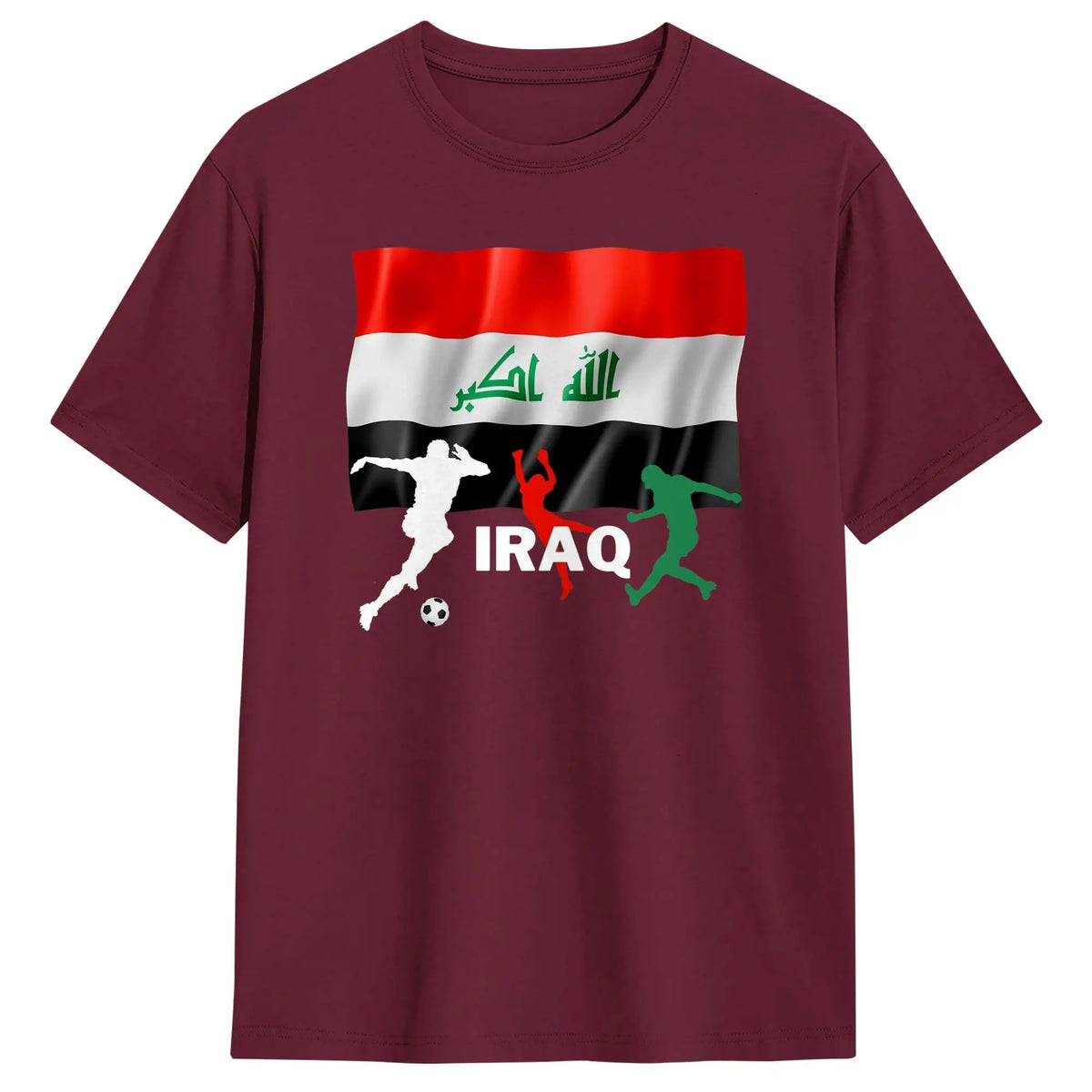 Iraq Flag Soccer T Shirt