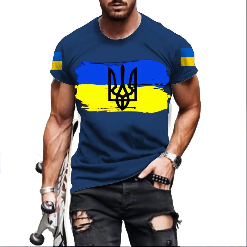 Ukrainian Flag 3D T Shirt
